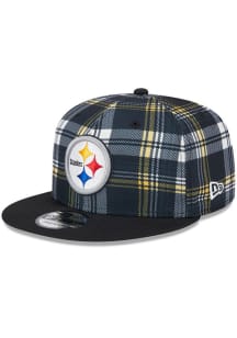 New Era Pittsburgh Steelers Black 2024 Sideline Statement 9FIFTY Mens Snapback Hat