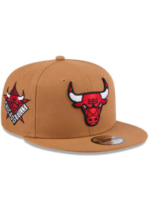 New Era Chicago Bulls Brown Color Pack OTC Logo 9FIFTY Mens Snapback Hat