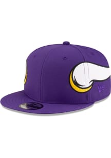 New Era Minnesota Vikings Purple Helmet 9FIFTY Mens Snapback Hat
