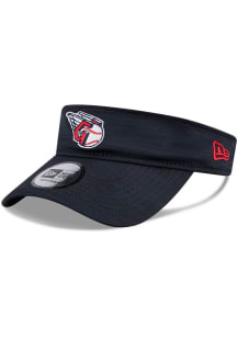 New Era Cleveland Guardians Mens Navy Blue Tech Adjustable Visor