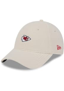 New Era Kansas City Chiefs White Cozy Sherpa 9FORTY Womens Adjustable Hat