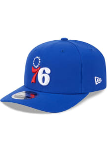 New Era Philadelphia 76ers Stretch 9SEVENTY Adjustable Hat - Blue