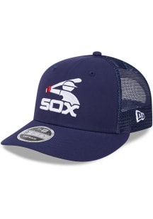 New Era Chicago White Sox 1976 Cooperstown Trucker LP 9FIFTY Adjustable Hat - Navy Blue