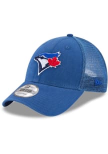 New Era Toronto Blue Jays Team Classic Trucker 9FORTY Adjustable Hat - Blue