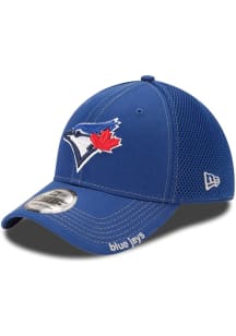 New Era Toronto Blue Jays Mens Blue Neo Team 39THIRTY Flex Hat