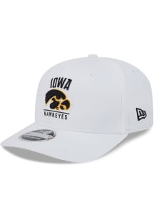 New Era Iowa Hawkeyes Stretch 9SEVENTY Adjustable Hat - White