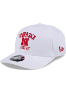 New Era Nebraska Cornhuskers Stretch 9SEVENTY Adjustable Hat - White