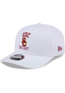 New Era USC Trojans Stretch 9SEVENTY Adjustable Hat - White