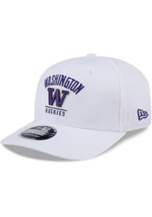 New Era Washington Huskies Stretch 9SEVENTY Adjustable Hat - White