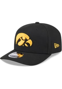 New Era Iowa Hawkeyes Stretch 9SEVENTY Adjustable Hat - Black