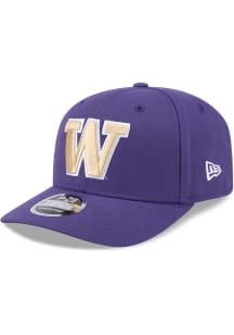 New Era Washington Huskies Stretch 9SEVENTY Adjustable Hat - Purple