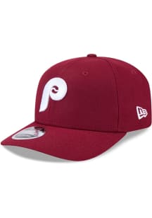 New Era Philadelphia Phillies Stretch 9SEVENTY Adjustable Hat - Maroon