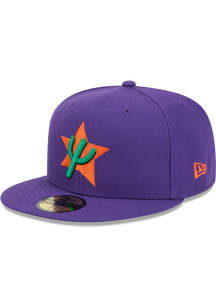 New Era Phoenix Suns Mens Purple 2024 NBA City Edition 59FIFTY Fitted Hat