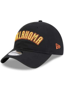 New Era Oklahoma City Thunder 2024 NBA City Edition 9TWENTY Style Adjustable Hat - Black