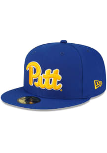 New Era Pitt Panthers Mens Blue 59FIFTY Style Fitted Hat