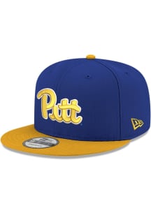 New Era Pitt Panthers Blue 9FIFTY Mens Snapback Hat