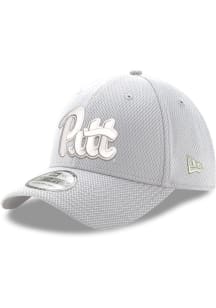 New Era Pitt Panthers Mens White Tonal 39THIRTY Flex Hat