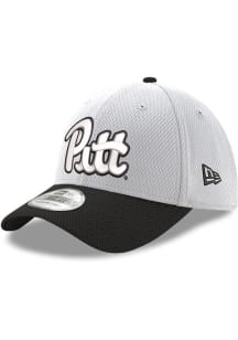 New Era Pitt Panthers Mens White 2T 39THIRTY Flex Hat