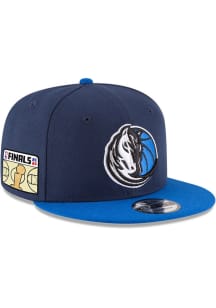 New Era Dallas Mavericks Navy Blue 2024 NBA Finals Side Patch 9FIFTY Mens Snapback Hat