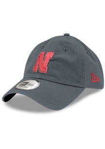 New Era Nebraska Cornhuskers Casual Classic Adjustable Hat - Graphite