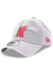 New Era Nebraska Cornhuskers Casual Classic Adjustable Hat - White