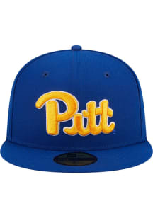 New Era Pitt Panthers Mens Blue 59FIFTY Fitted Hat