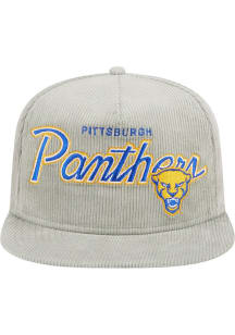 New Era Pitt Panthers Golfer Cap Adjustable Hat - Grey