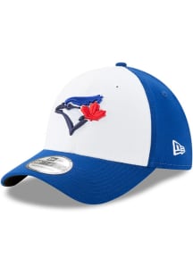 New Era Toronto Blue Jays Mens White Alt 3 Team Classic 39THIRTY Flex Hat