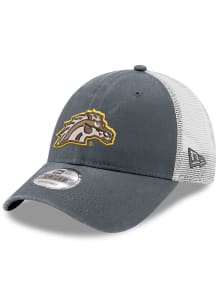 New Era Western Michigan Broncos 2T 9FORTY Trucker Adjustable Hat - Graphite