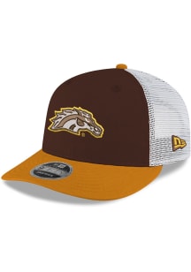 New Era Western Michigan Broncos 3T Low Pro 9FIFTY Trucker Adjustable Hat - Brown