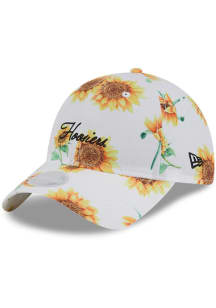 New Era Indiana Hoosiers White Sunflower JR 9TWENTY Youth Adjustable Hat