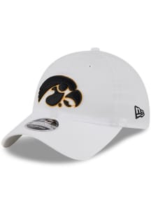 New Era Iowa Hawkeyes Ripstop Stretch Snap 9TWENTY Adjustable Hat - White