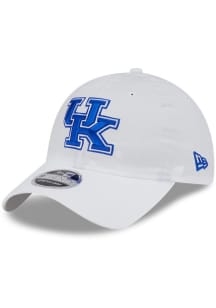 New Era Kentucky Wildcats Ripstop Stretch Snap 9TWENTY Adjustable Hat - White