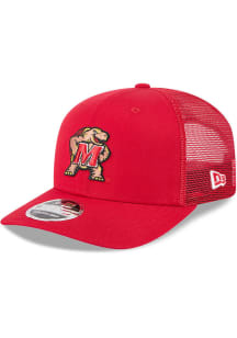 New Era Maryland Terrapins Evergreen Stretch 9SEVENTY Adjustable Hat - Red
