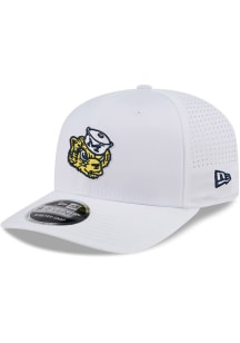 New Era Michigan Wolverines Perform Stretch 9SEVENTY Adjustable Hat - White