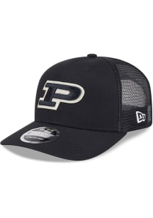 New Era Purdue Boilermakers Evergreen Stretch 9SEVENTY Adjustable Hat - Black
