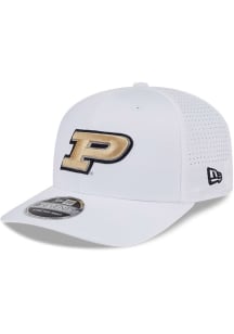 New Era Purdue Boilermakers Perform Stretch 9SEVENTY Adjustable Hat - White