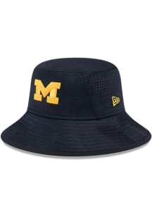 New Era Michigan Wolverines Blue Digi Mens Bucket Hat