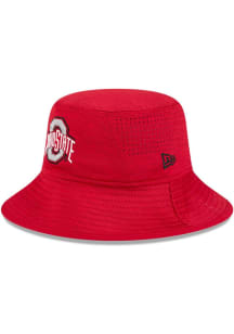 New Era Ohio State Buckeyes Red Digi Mens Bucket Hat