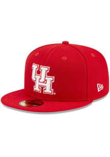 New Era Houston Cougars Mens Red Evergreen 59FIFTY Fitted Hat