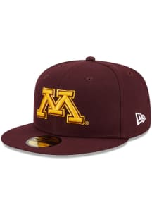 New Era Minnesota Golden Gophers Mens Maroon Evergreen 59FIFTY Fitted Hat