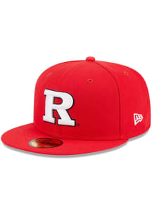 New Era Rutgers Scarlet Knights Mens Red Evergreen 59FIFTY Fitted Hat