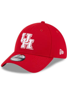 New Era Houston Cougars Mens Red Evergreen Dash Mark 39THIRTY Flex Hat