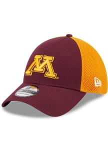 New Era Minnesota Golden Gophers Mens Maroon Evergreen 2T Neo 39THIRTY Flex Hat