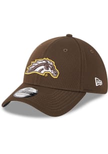 New Era Western Michigan Broncos Mens Brown Evergreen Dash Mark 39THIRTY Flex Hat