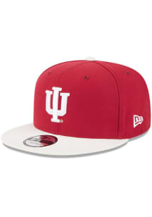 New Era Indiana Hoosiers Cardinal Evergreen 2T 9FIFTY Mens Snapback Hat