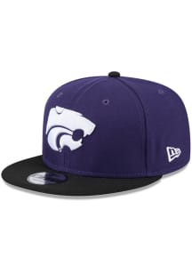 New Era K-State Wildcats Purple Evergreen 2T 9FIFTY Mens Snapback Hat