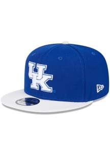 New Era Kentucky Wildcats Blue Evergreen 2T 9FIFTY Mens Snapback Hat