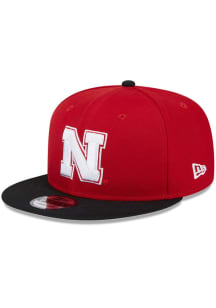 New Era Nebraska Cornhuskers Red Evergreen 2T 9FIFTY Mens Snapback Hat