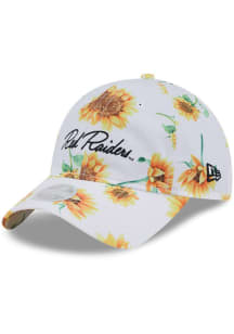 New Era Texas Tech Red Raiders White Sunflower 9TWENTY Womens Adjustable Hat
